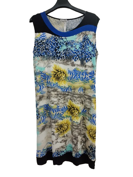 Vestito smanicato art. 9466