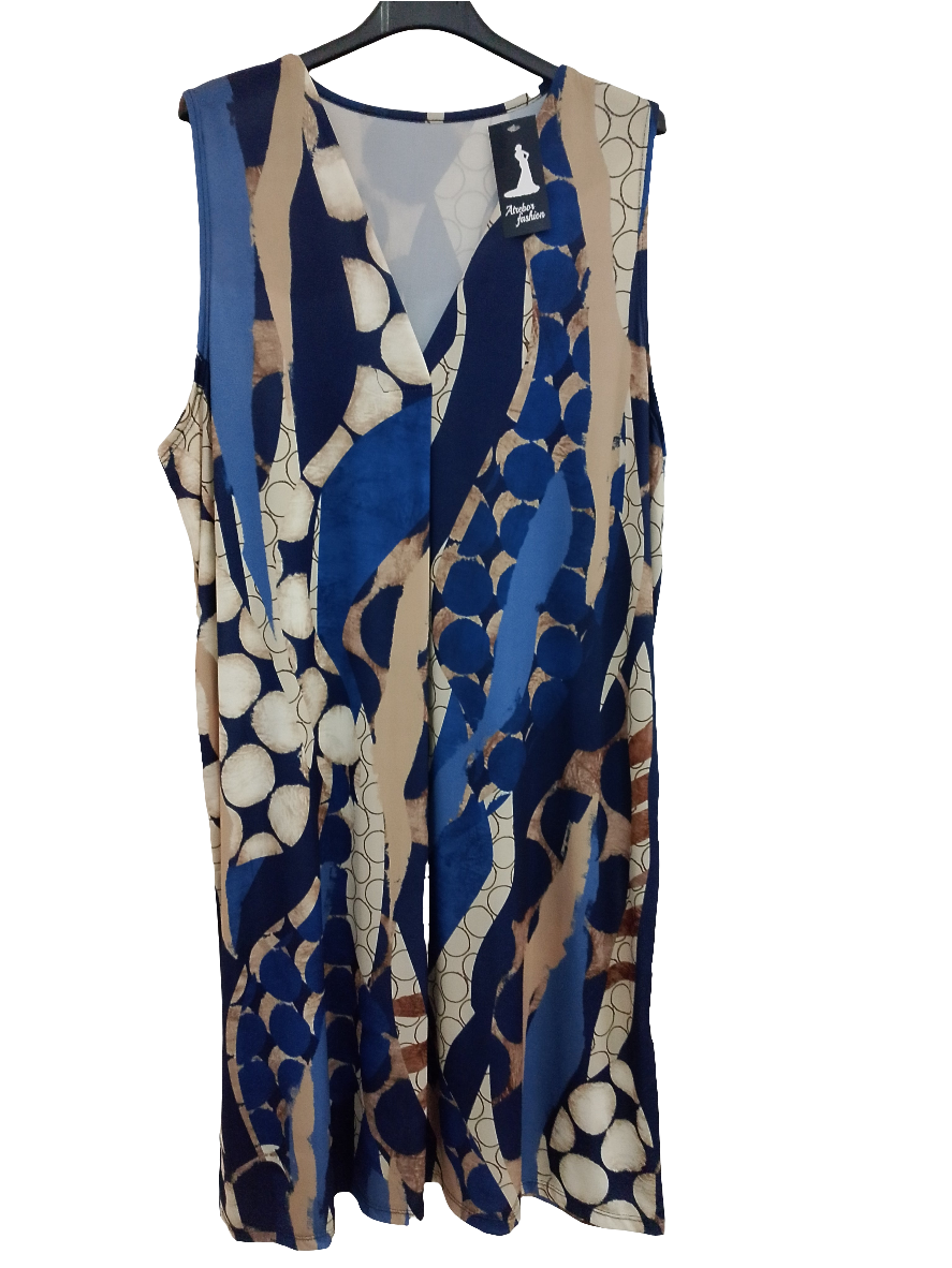 Vestito smanicato art. 6875
