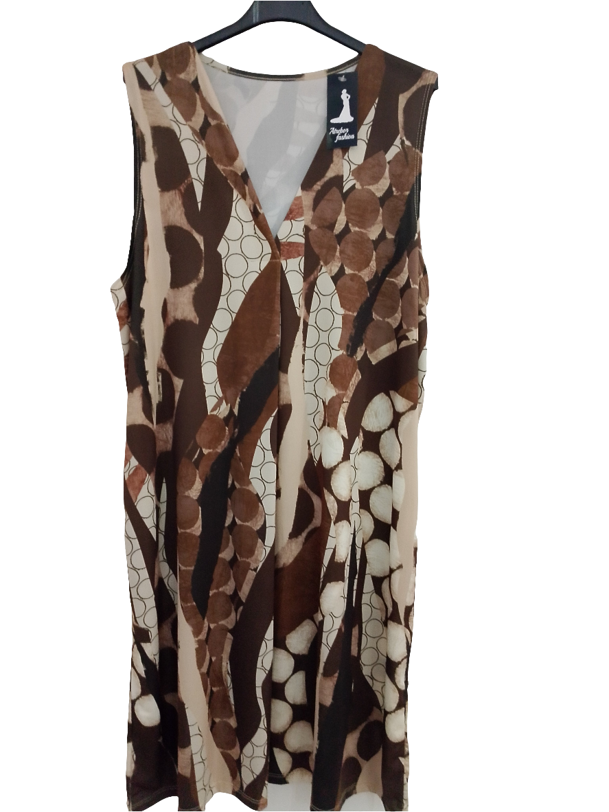 Vestito smanicato art. 6875
