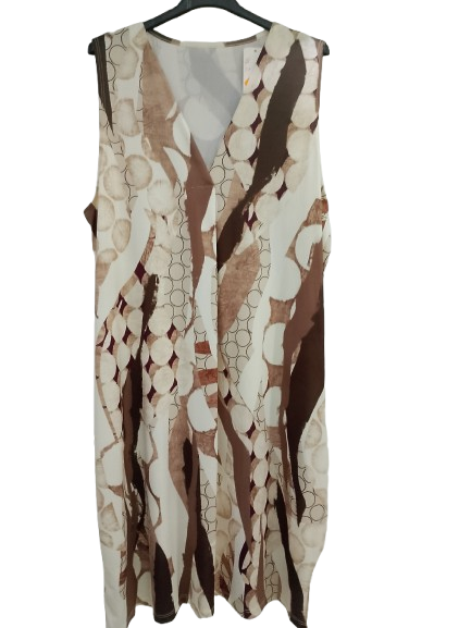 Vestito smanicato art. 6875