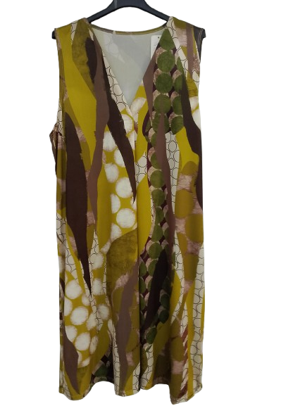 Vestito smanicato art. 6875