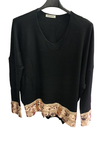Maglia con paillettes Art. 25419