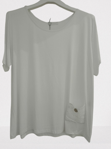 T-shirt con taschino art. 123