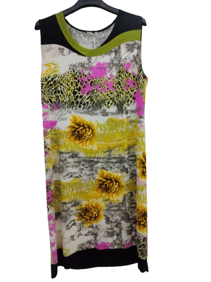 Vestito smanicato art. 9466