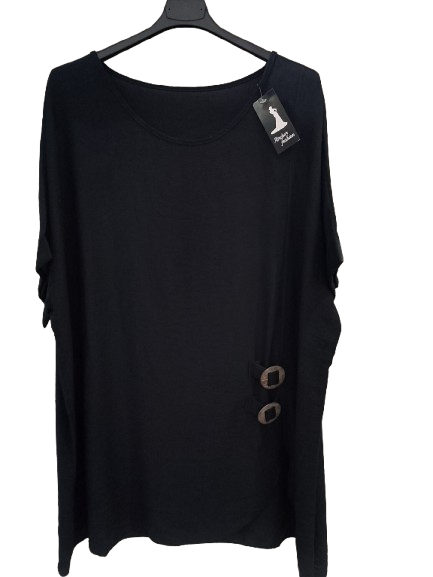 T-shirt conformata con bottoni art. 1010