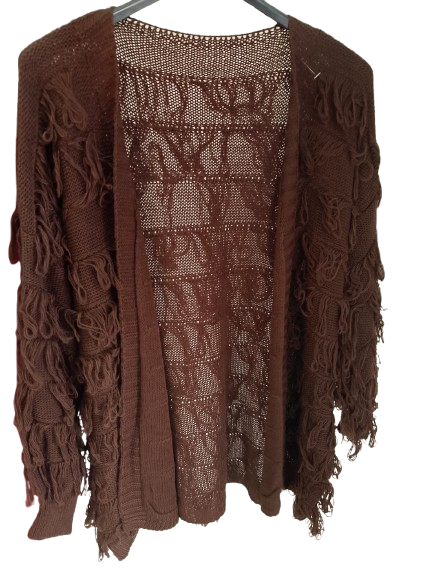 Cardigan con frange art. 2582