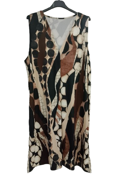 Vestito smanicato art. 6875