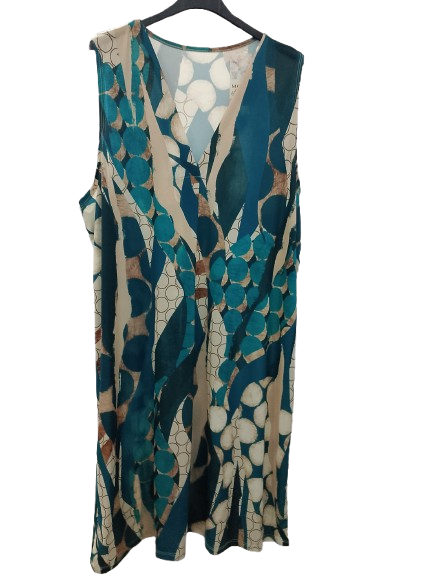Vestito smanicato art. 6875