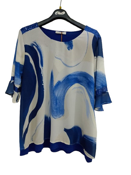 Blusa con paillettes art. 1663
