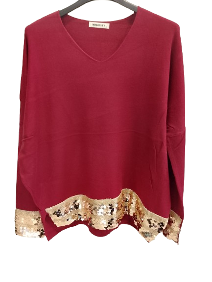 Maglia con paillettes Art. 25419