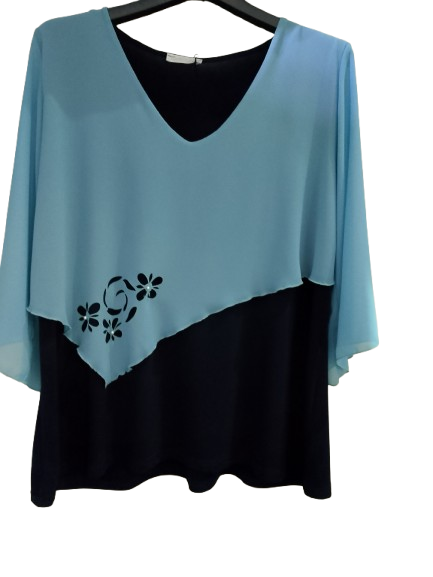 Blusa bicolore art. 89