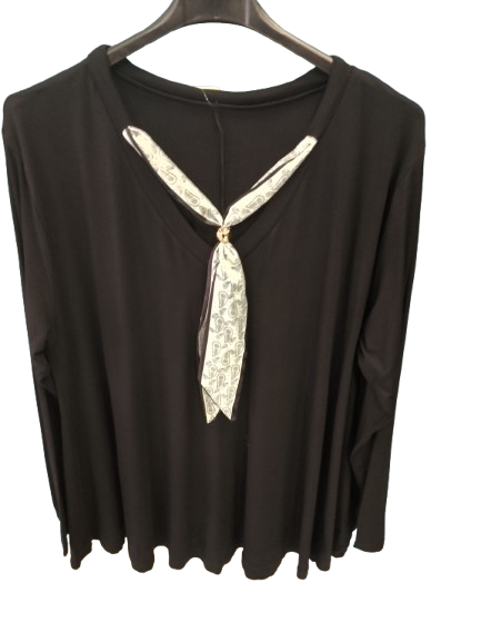 T-shirt con foulard art. 7127