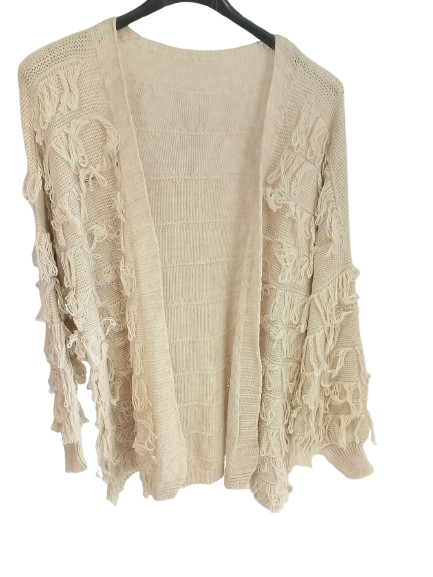 Cardigan con frange art. 2582