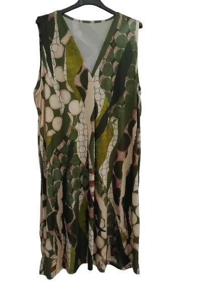 Vestito smanicato art. 6875